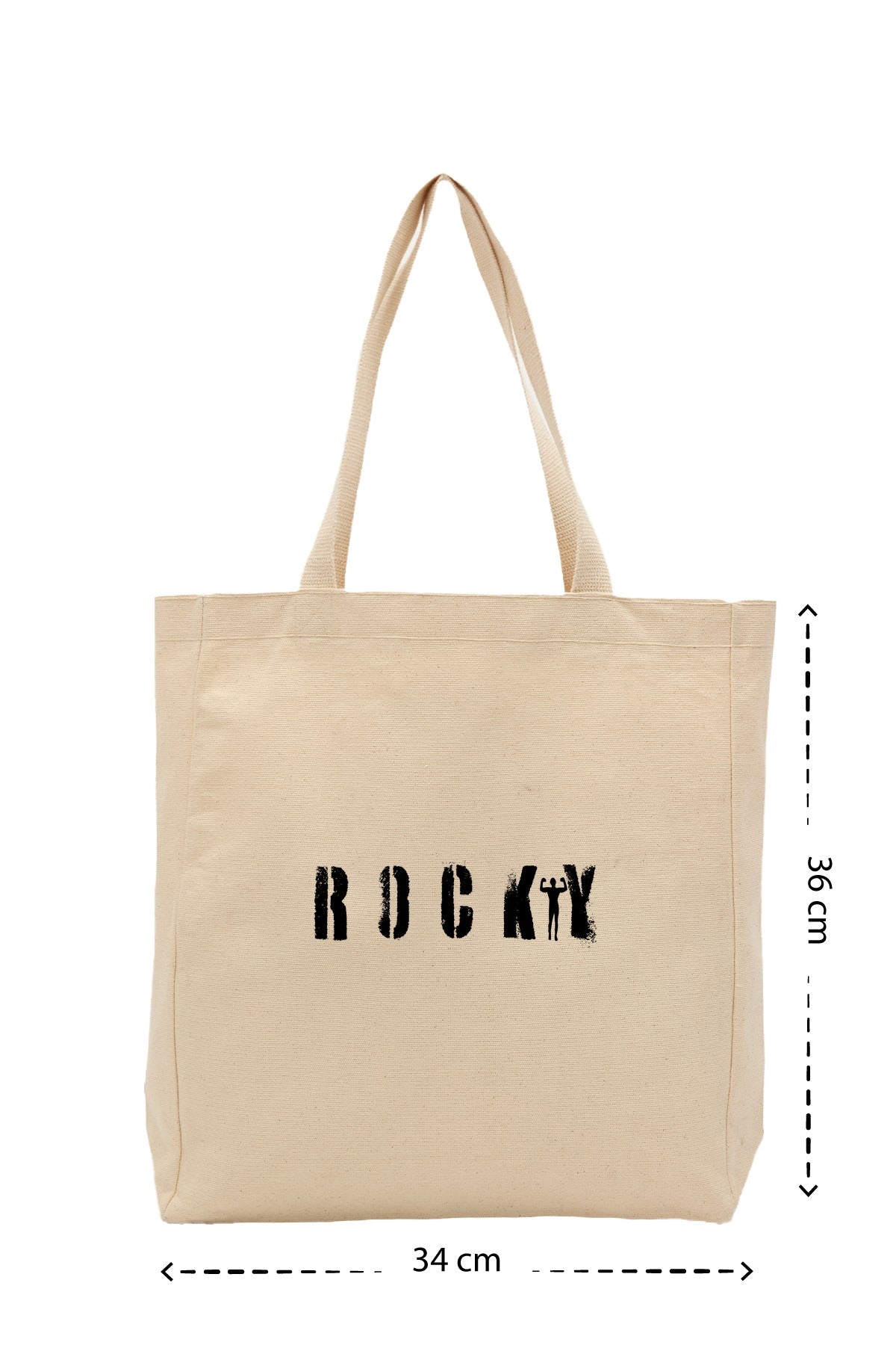 Rocky - Kanvas Çanta - Krem