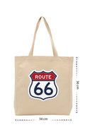 Route - Kanvas Çanta - Krem
