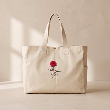 Samurai - Çıtçıtlı Tote Bag