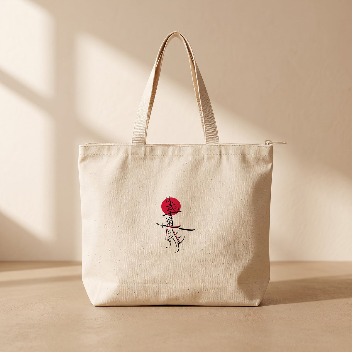 Samurai - Fermuarlı Tote Bag