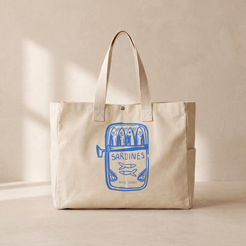 Sardines - Çıtçıtlı Tote Bag
