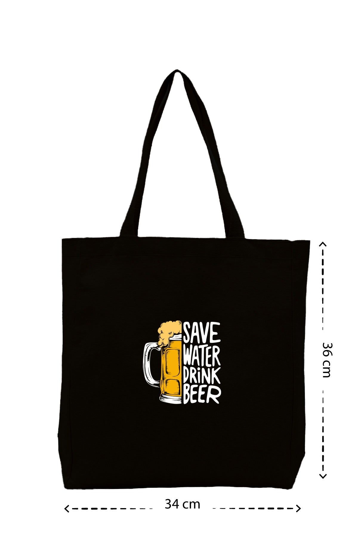 Save Water - Kanvas Çanta - Siyah