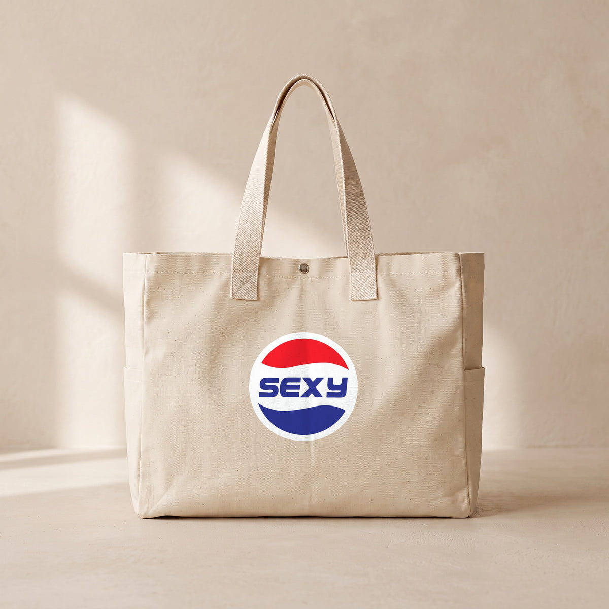 Sexy - Çıtçıtlı Tote Bag