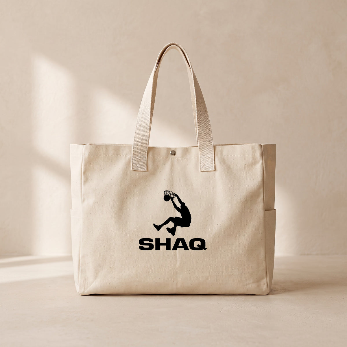SHAQ - Çıtçıtlı Tote Bag
