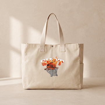 shot - Çıtçıtlı Tote Bag