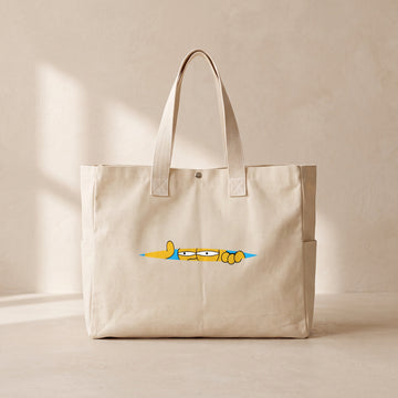 Simpson - Çıtçıtlı Tote Bag