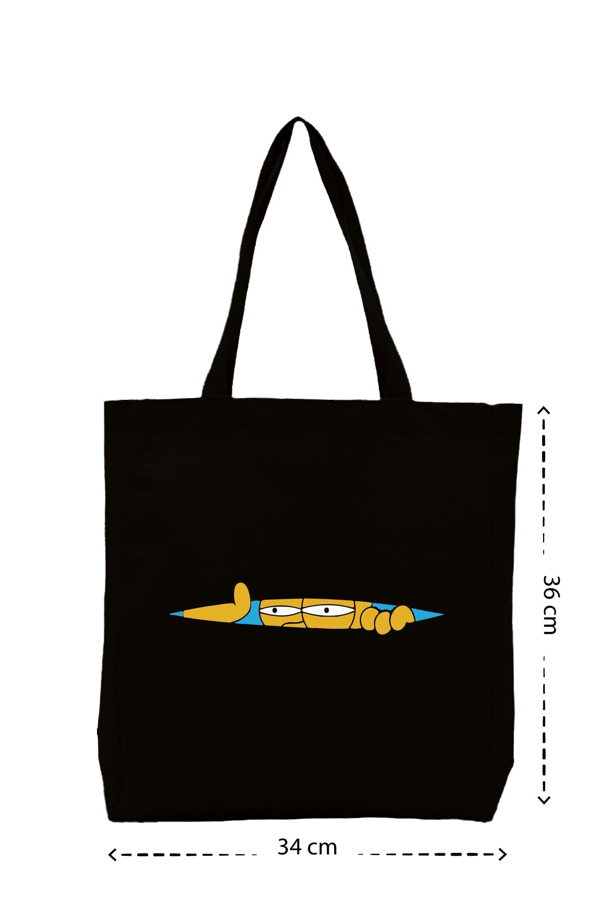 Simpson - Kanvas Çanta - Siyah