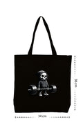 Skeleton Gym - Kanvas Çanta - Siyah