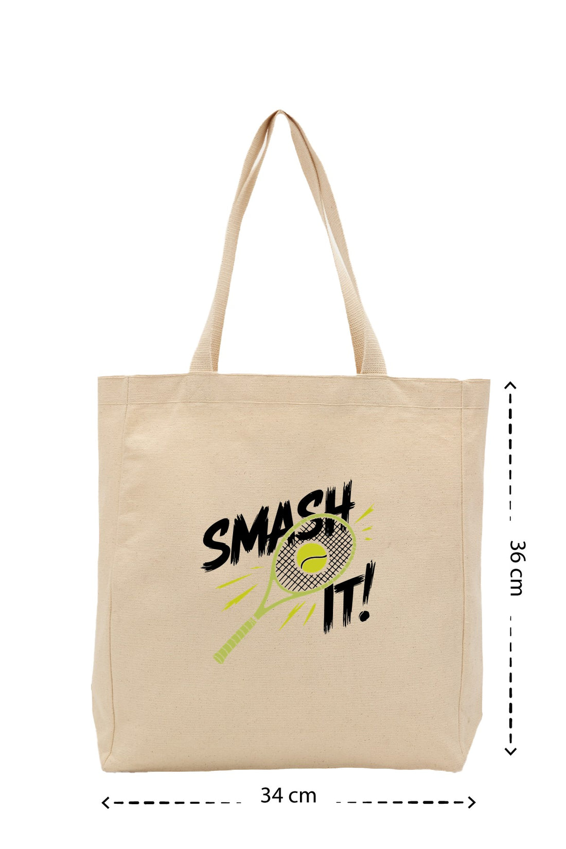Smash It - Kanvas Çanta - Krem