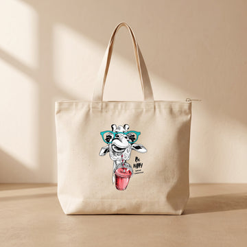 Smoothie - Fermuarlı Tote Bag