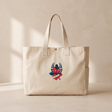 Spider Man - Çıtçıtlı Tote Bag