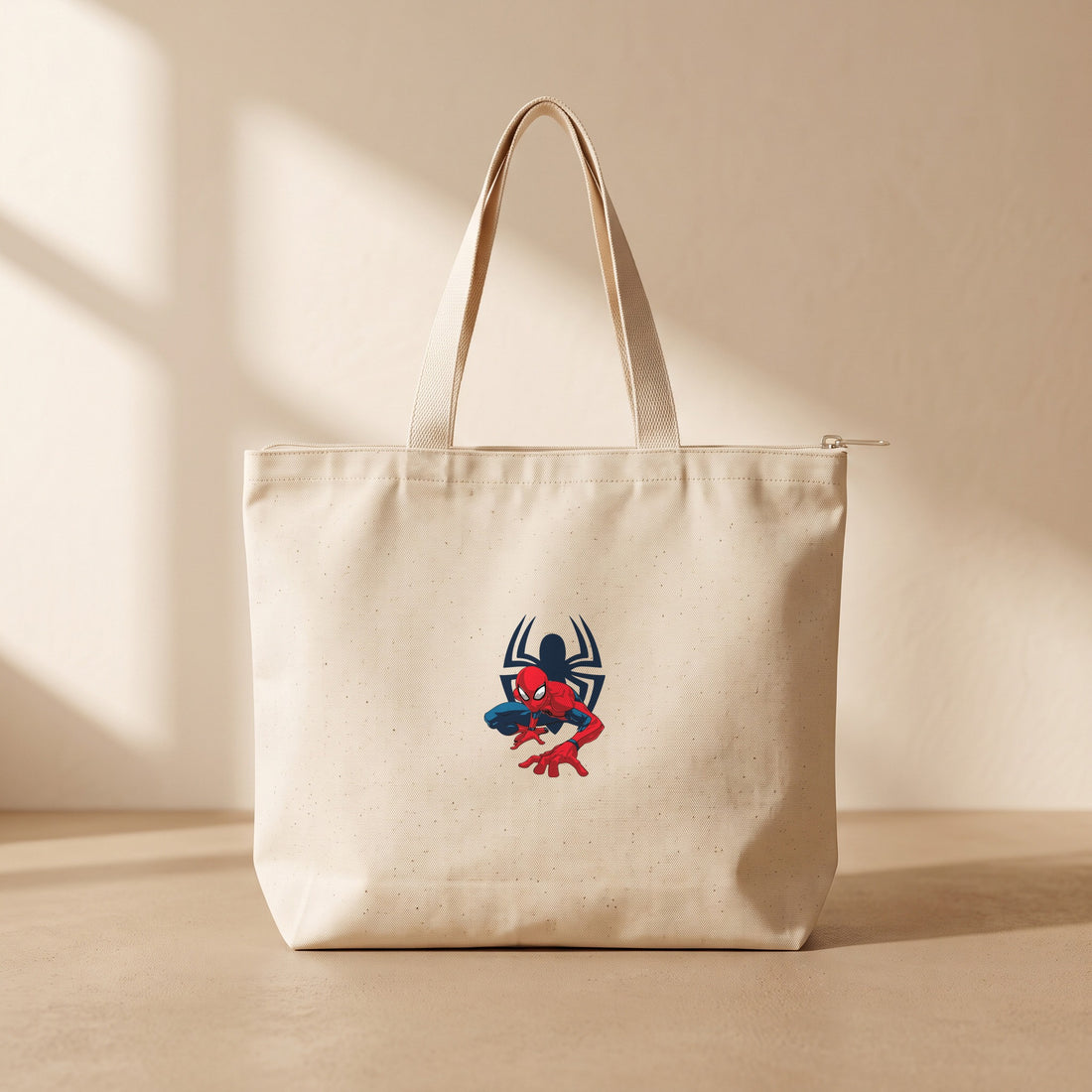 Spider Man - Fermuarlı Tote Bag