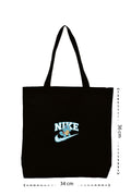 Squirtle Nike - Kanvas Çanta - Siyah