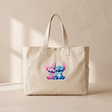 Stitc Family - Çıtçıtlı Tote Bag