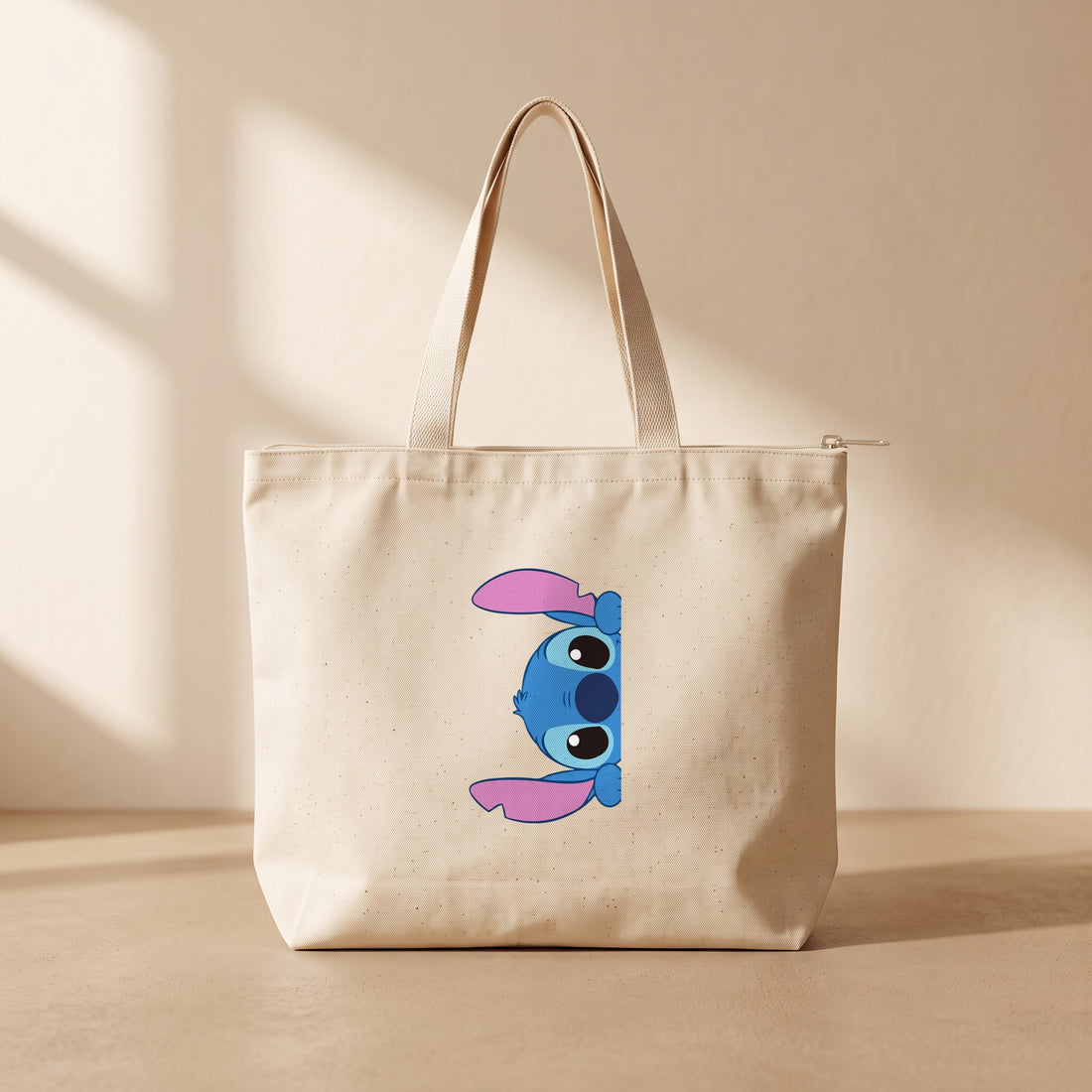 Stitch - Fermuarlı Tote Bag