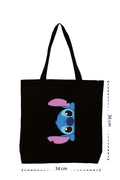Stitch - Kanvas Çanta - Siyah