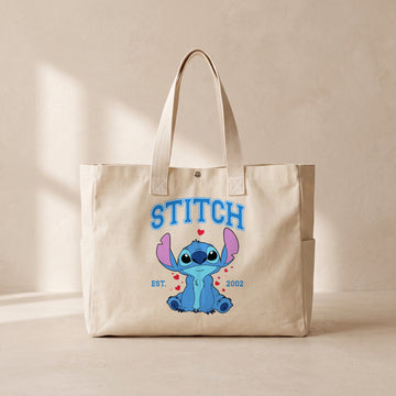 Stitch Valentine - Çıtçıtlı Tote Bag