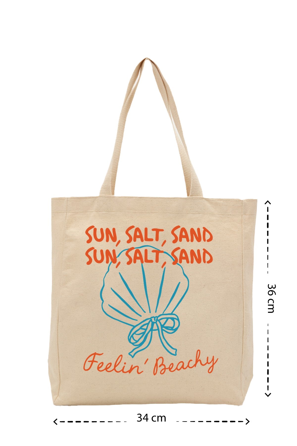 Sun Salt Sand - Kanvas Çanta - Krem