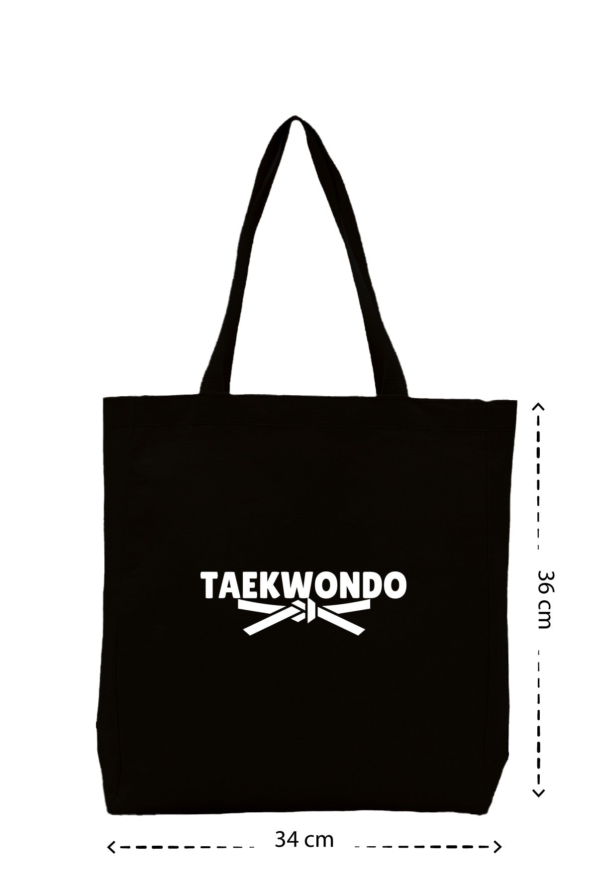 Taekwondo - Kanvas Çanta - Siyah