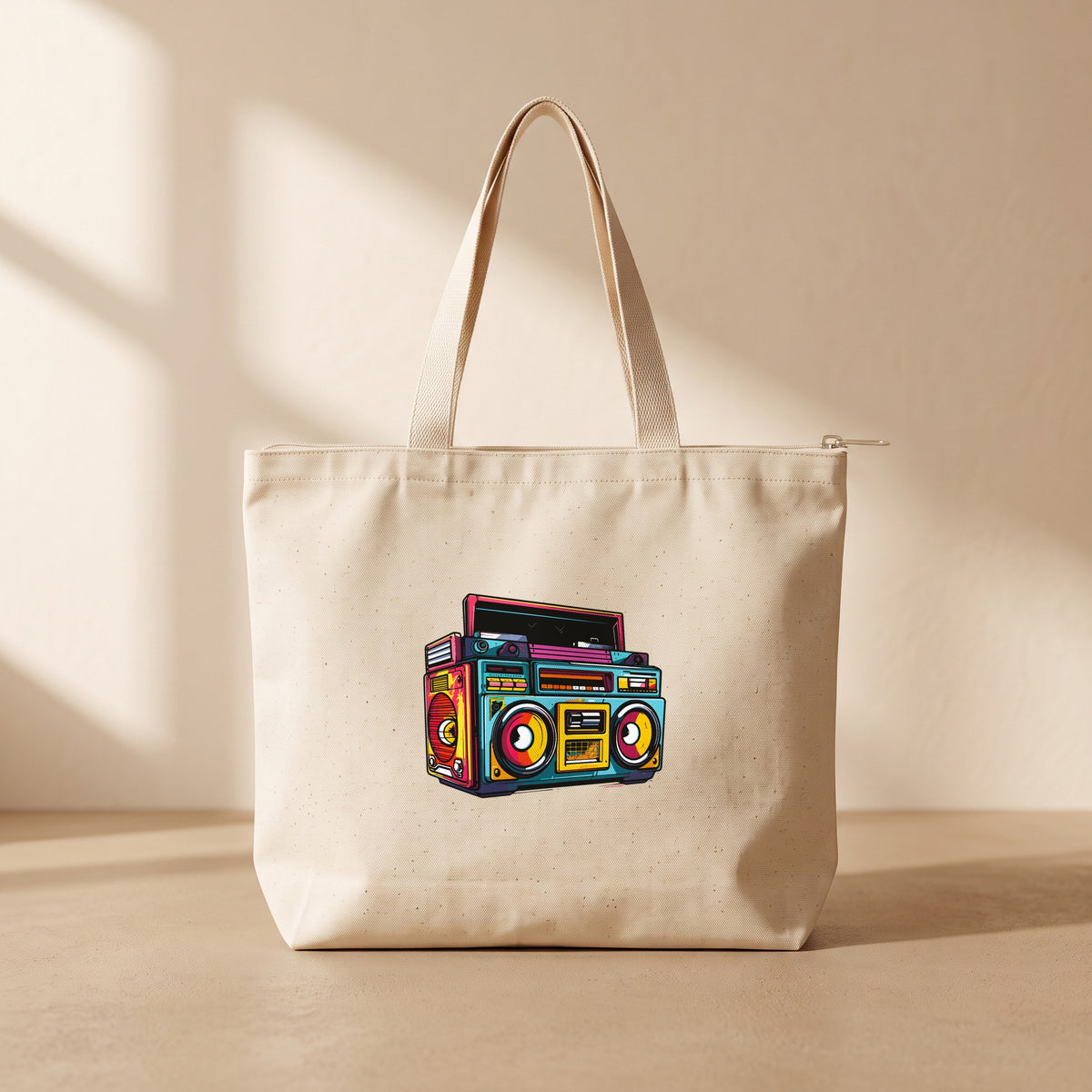 Teyp - Fermuarlı Tote Bag