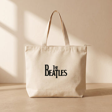 The Beatles - Fermuarlı Tote Bag