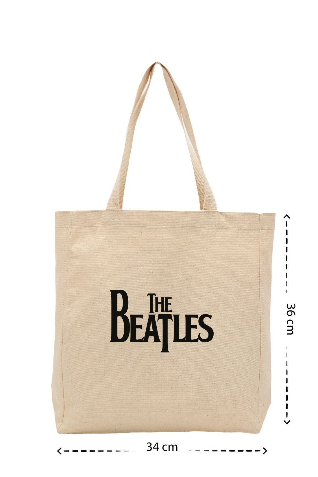 The Beatles - Kanvas Çanta - Krem