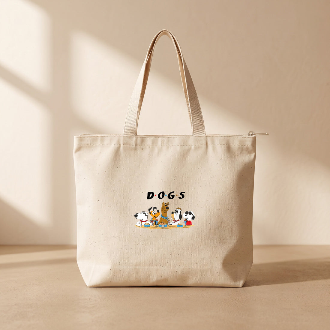 The Dogs - Fermuarlı Tote Bag