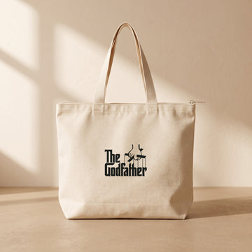 The GodFather - Fermuarlı Tote Bag