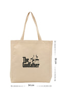 The GodFather - Kanvas Çanta - Krem