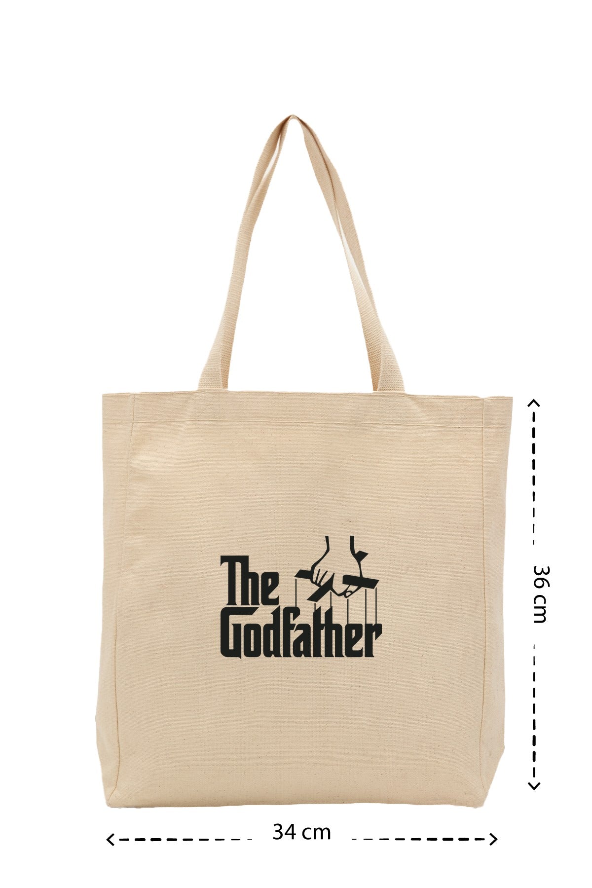 The GodFather - Kanvas Çanta - Krem