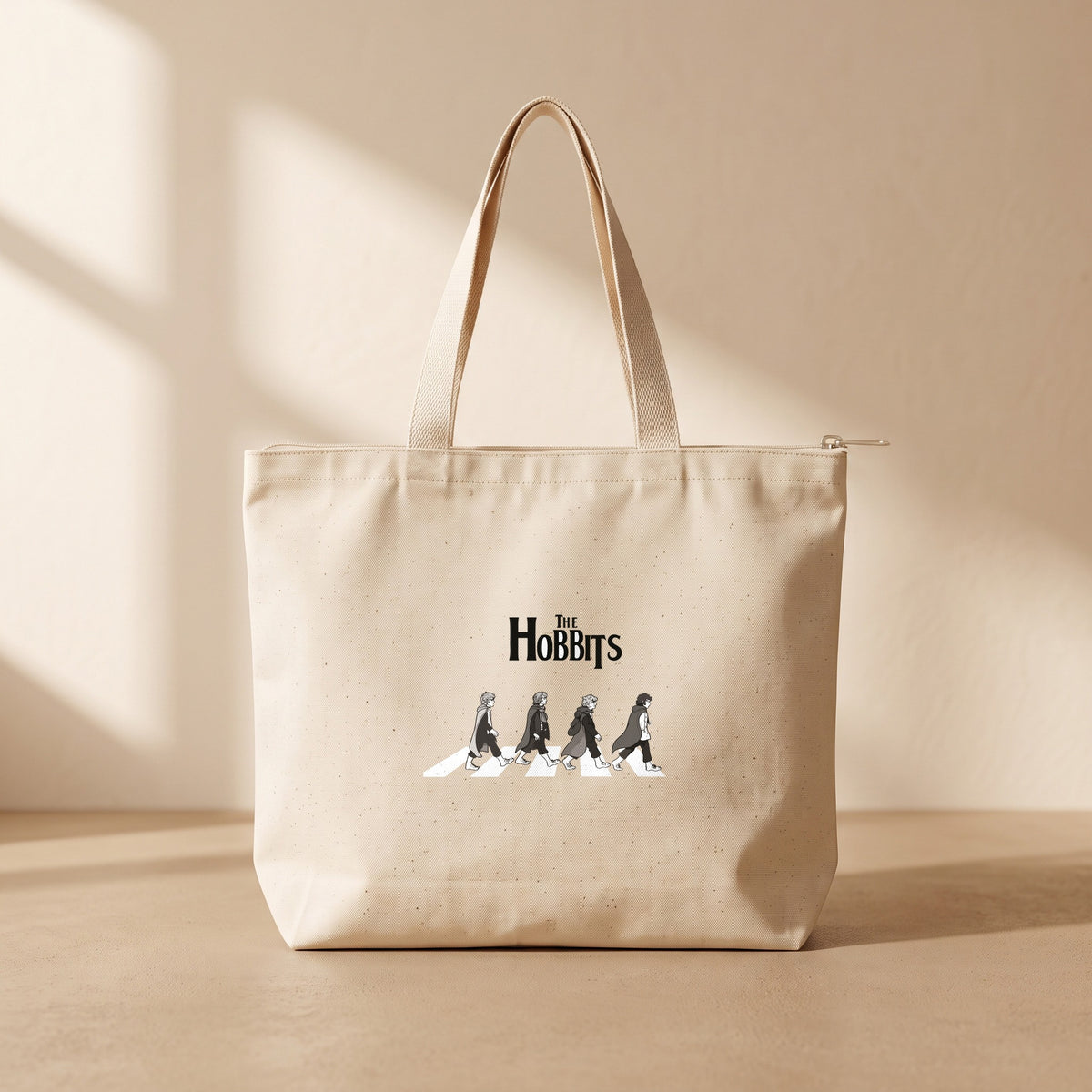 The Hobbits - Fermuarlı Tote Bag