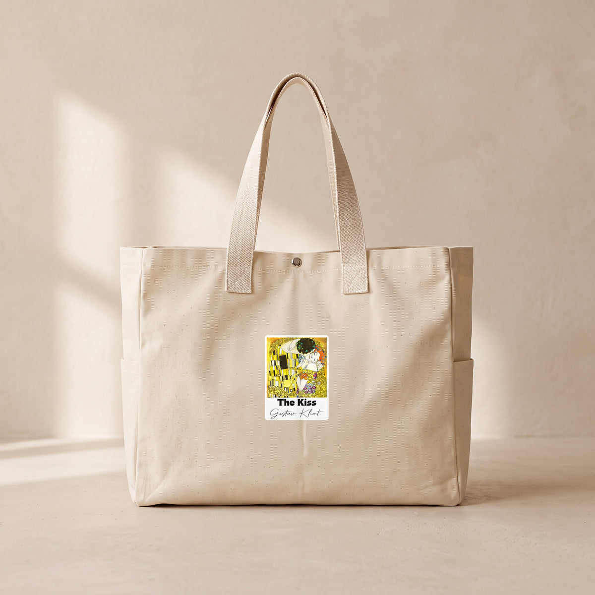 The Kiss - Çıtçıtlı Tote Bag