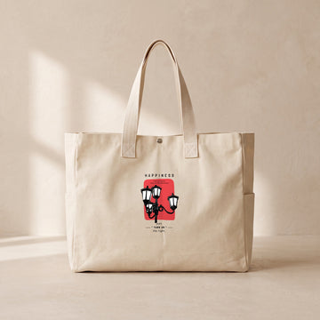 The Light - Çıtçıtlı Tote Bag