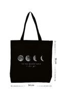 The Moon - Kanvas Çanta - Siyah