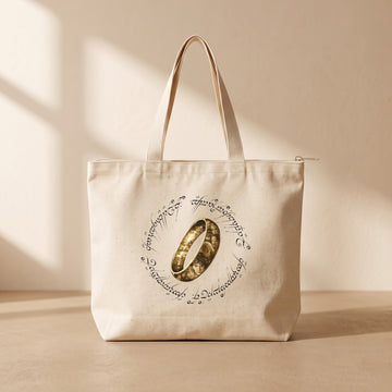 The Ring - Fermuarlı Tote Bag