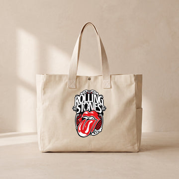 The Rolling Stones - Çıtçıtlı Tote Bag