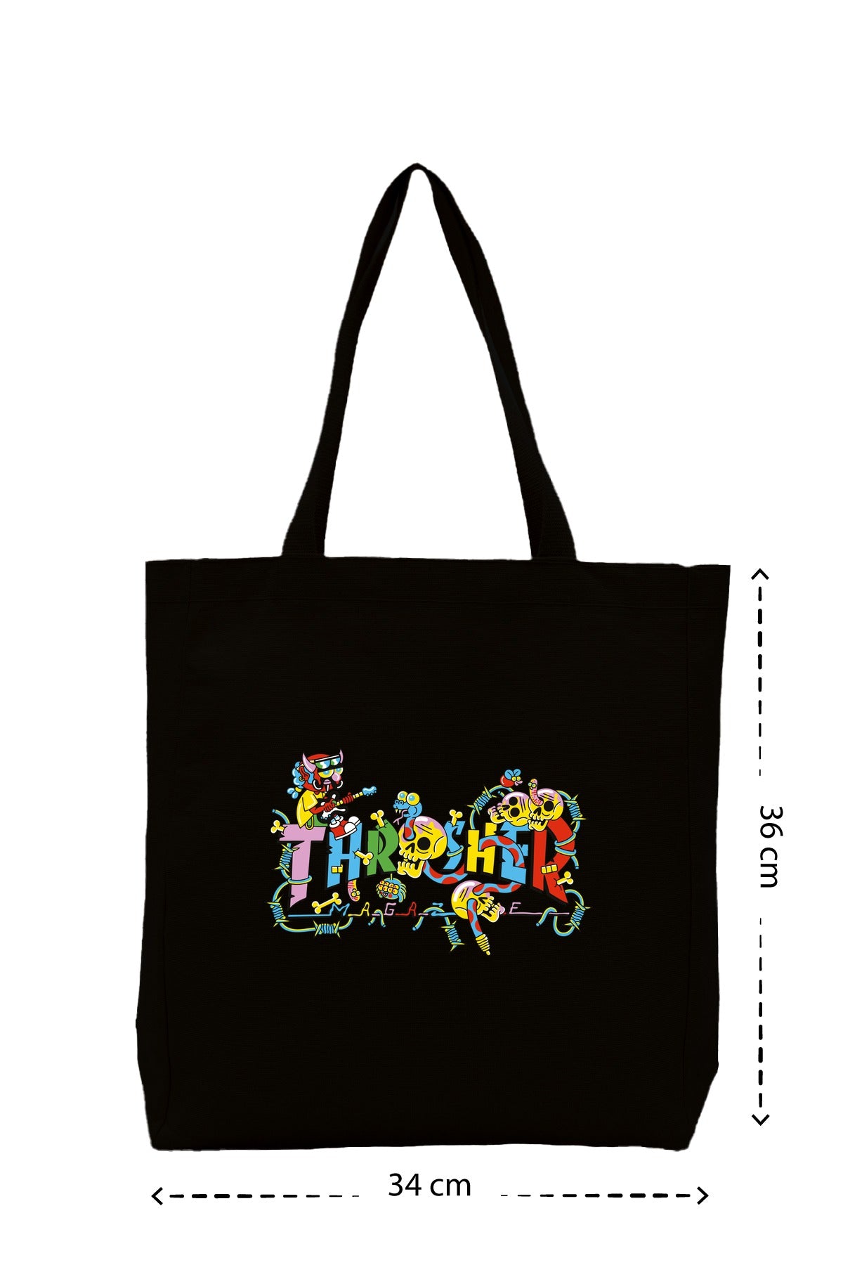 Thrasher - Kanvas Çanta - Siyah
