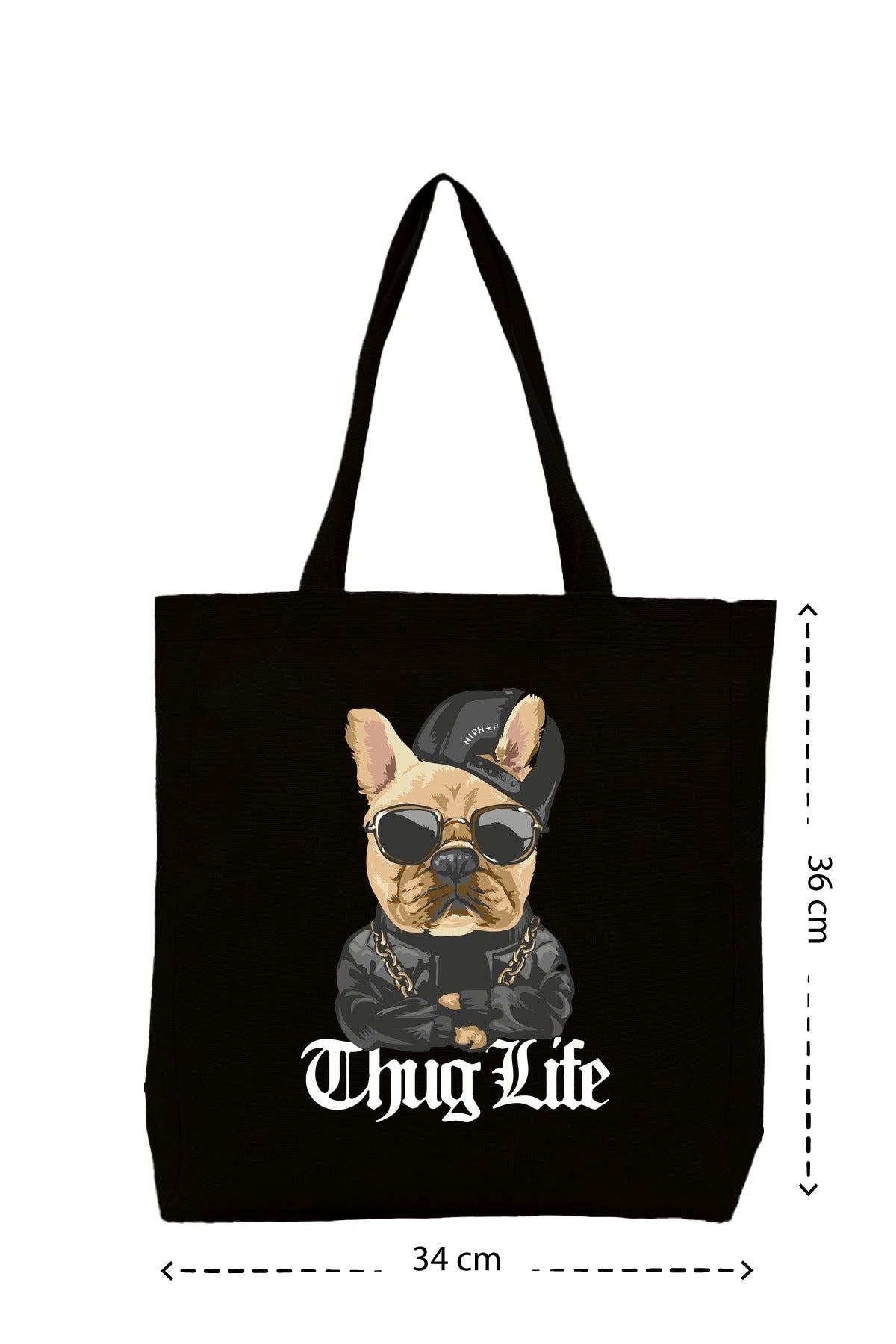Thug Life French - Kanvas Çanta - Siyah