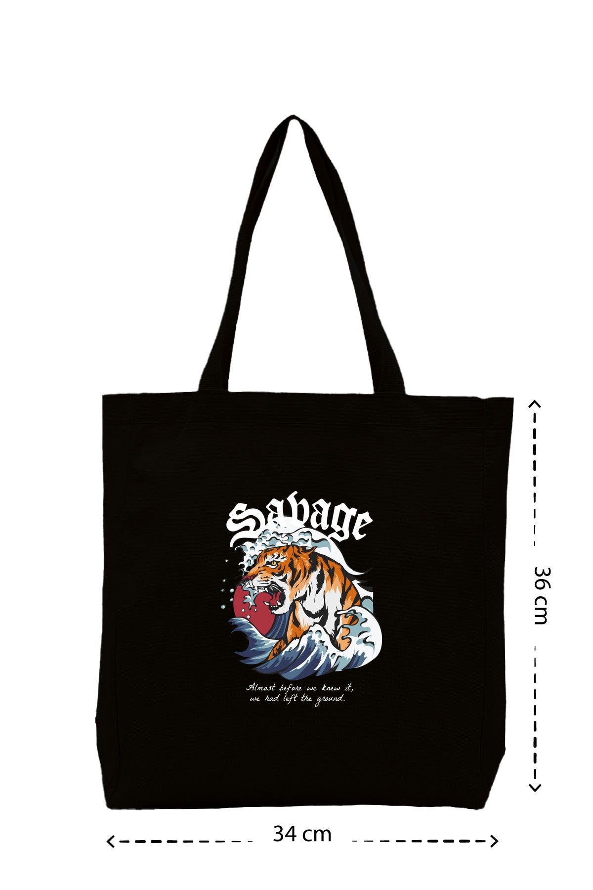 Tiger - Kanvas Çanta - Siyah