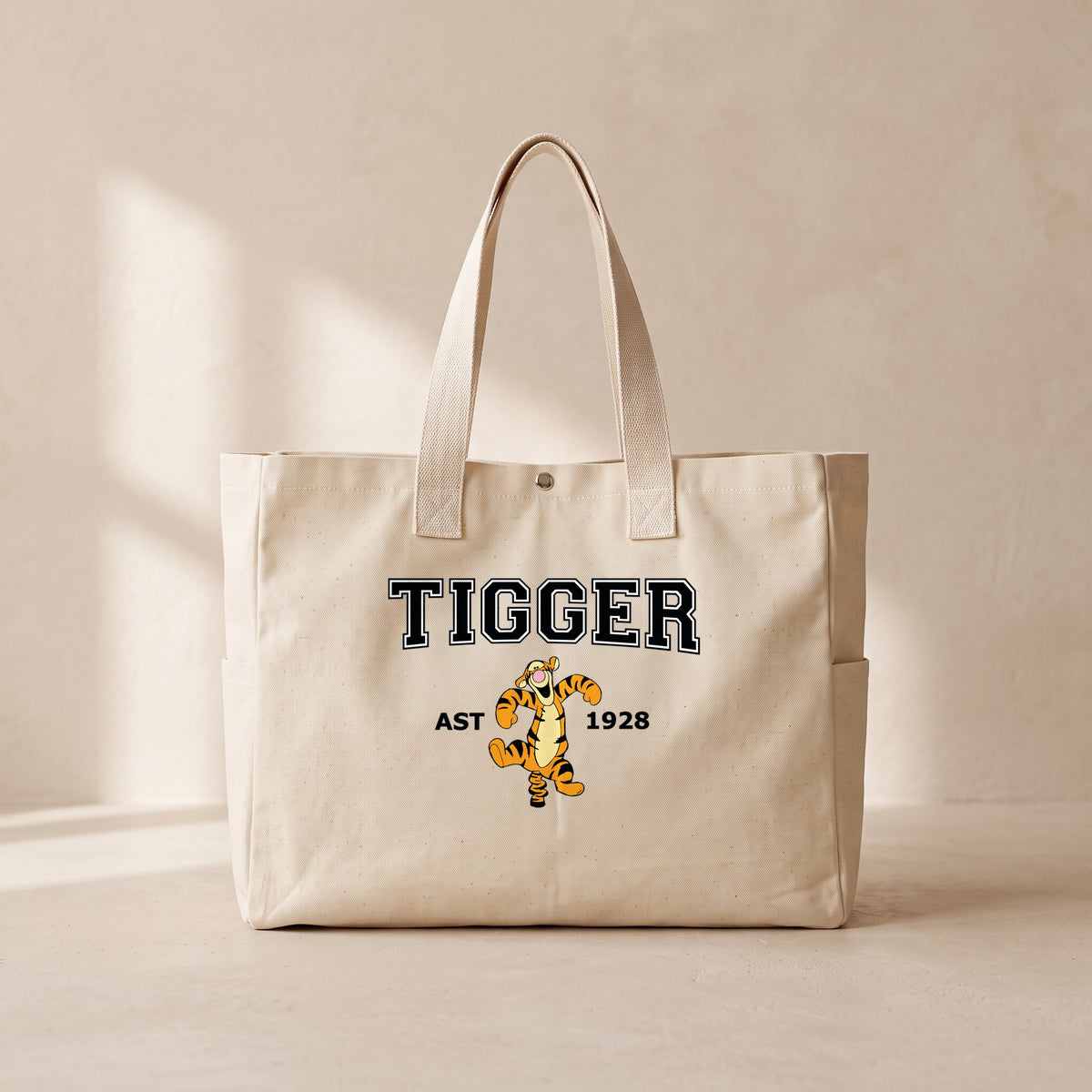 Tigger - Çıtçıtlı Tote Bag