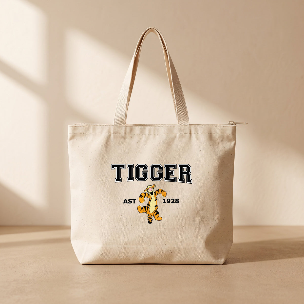 Tigger - Fermuarlı Tote Bag
