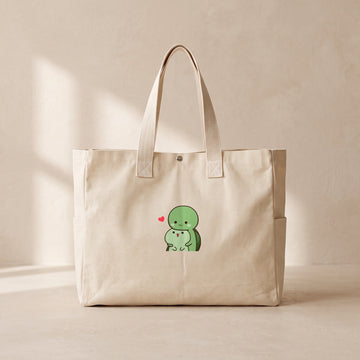 Tosbik & Tospik - Çıtçıtlı Tote Bag