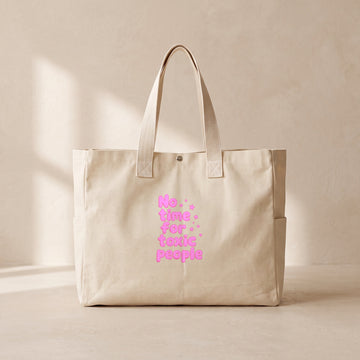 Toxic People - Çıtçıtlı Tote Bag