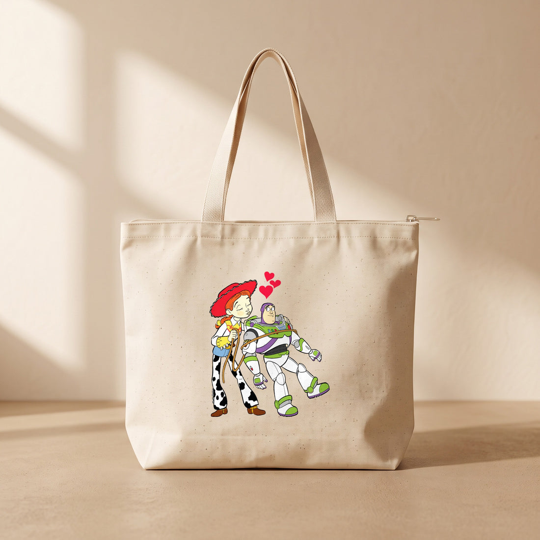 Toy Story love - Fermuarlı Tote Bag