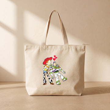 Toy Story love - Fermuarlı Tote Bag