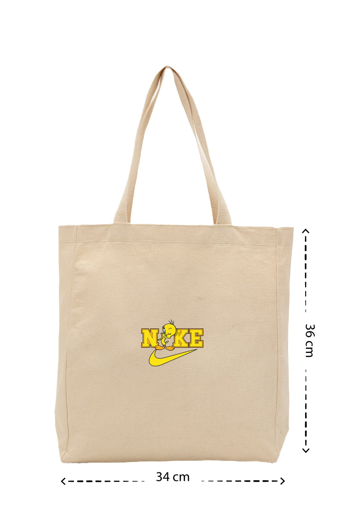Tweety Nike - Kanvas Çanta - Krem