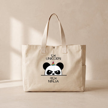 Unicorn - Çıtçıtlı Tote Bag