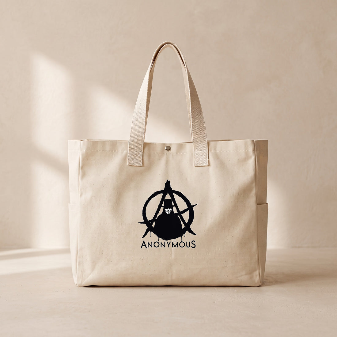 V For Vandetta - Çıtçıtlı Tote Bag