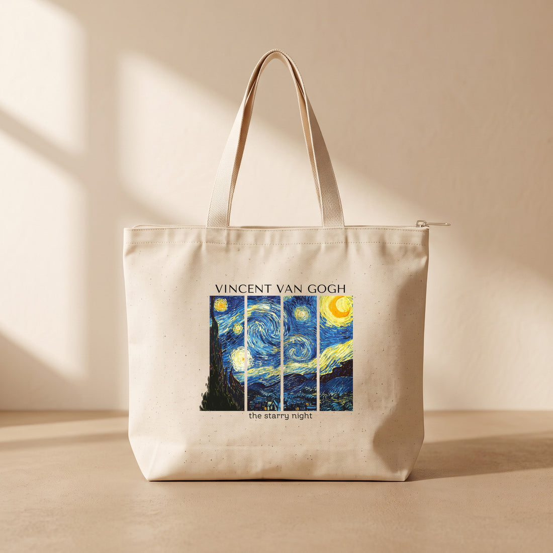 Van Gogh - Fermuarlı Tote Bag