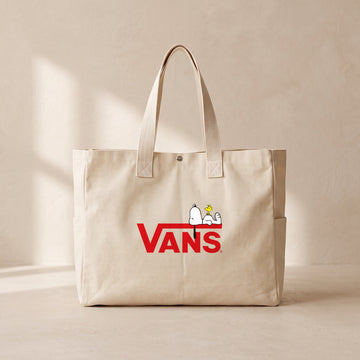 Vans Snoopy - Çıtçıtlı Tote Bag
